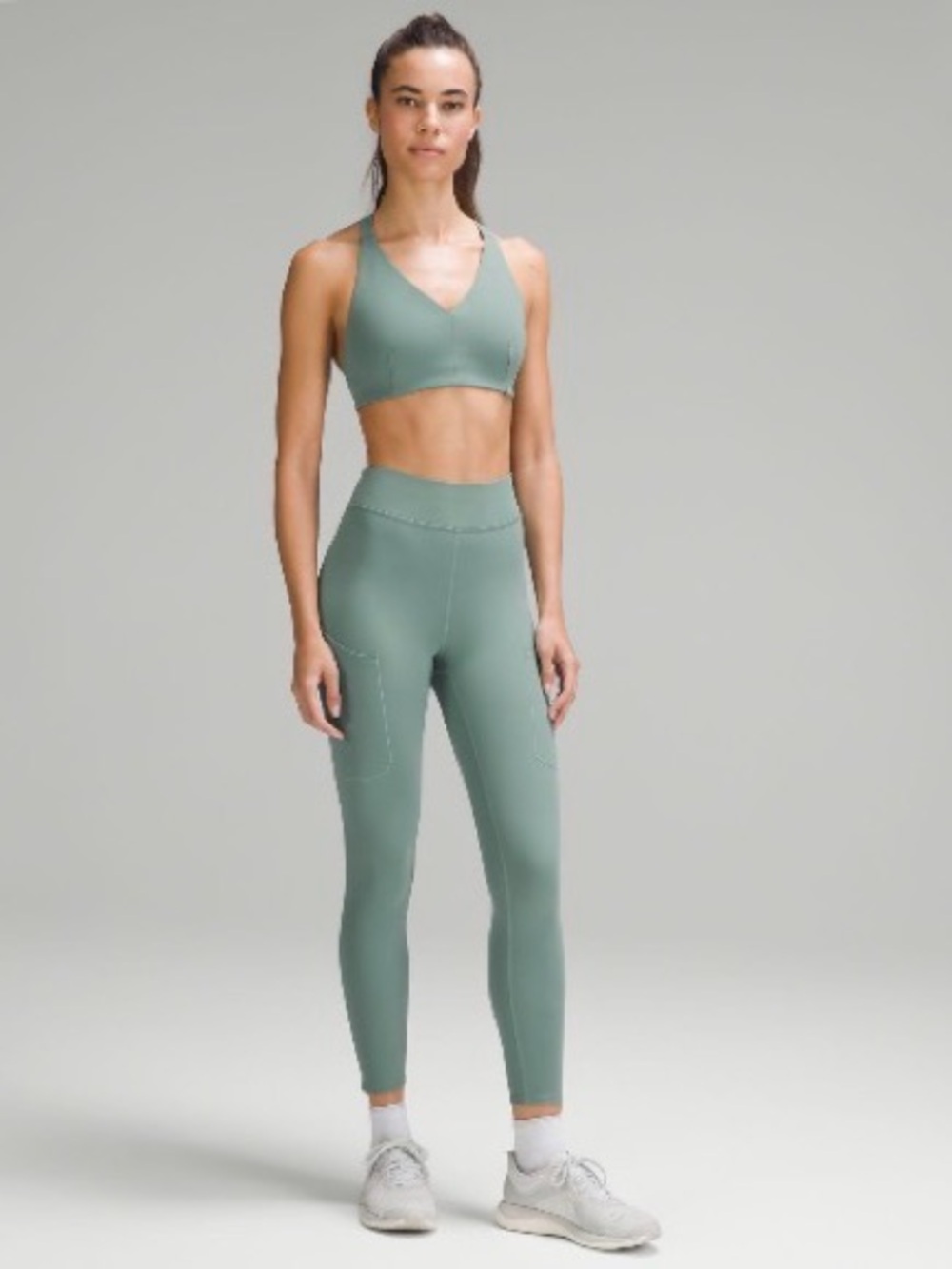 Lululemon lab Luxtreme High-Rise Pant with Pockets 25” 12 Tidewater Teal